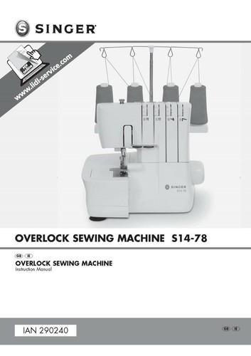 Singer modello s14 overlock - s14-78,
