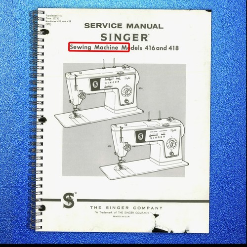 Singer 416 418 sewing machine - sewing,