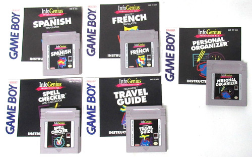 Gameboy infogenius set giochi - set,