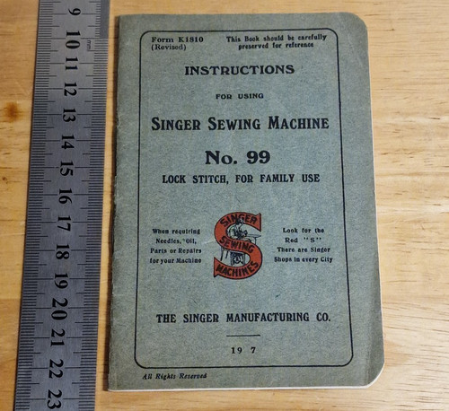 Vintage instruction booklet - vintage,